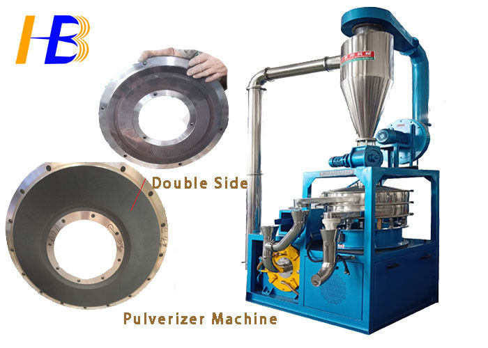 LLDPE Plastic Stainless Steel Pulverizer With Water And Wind Cooling System
